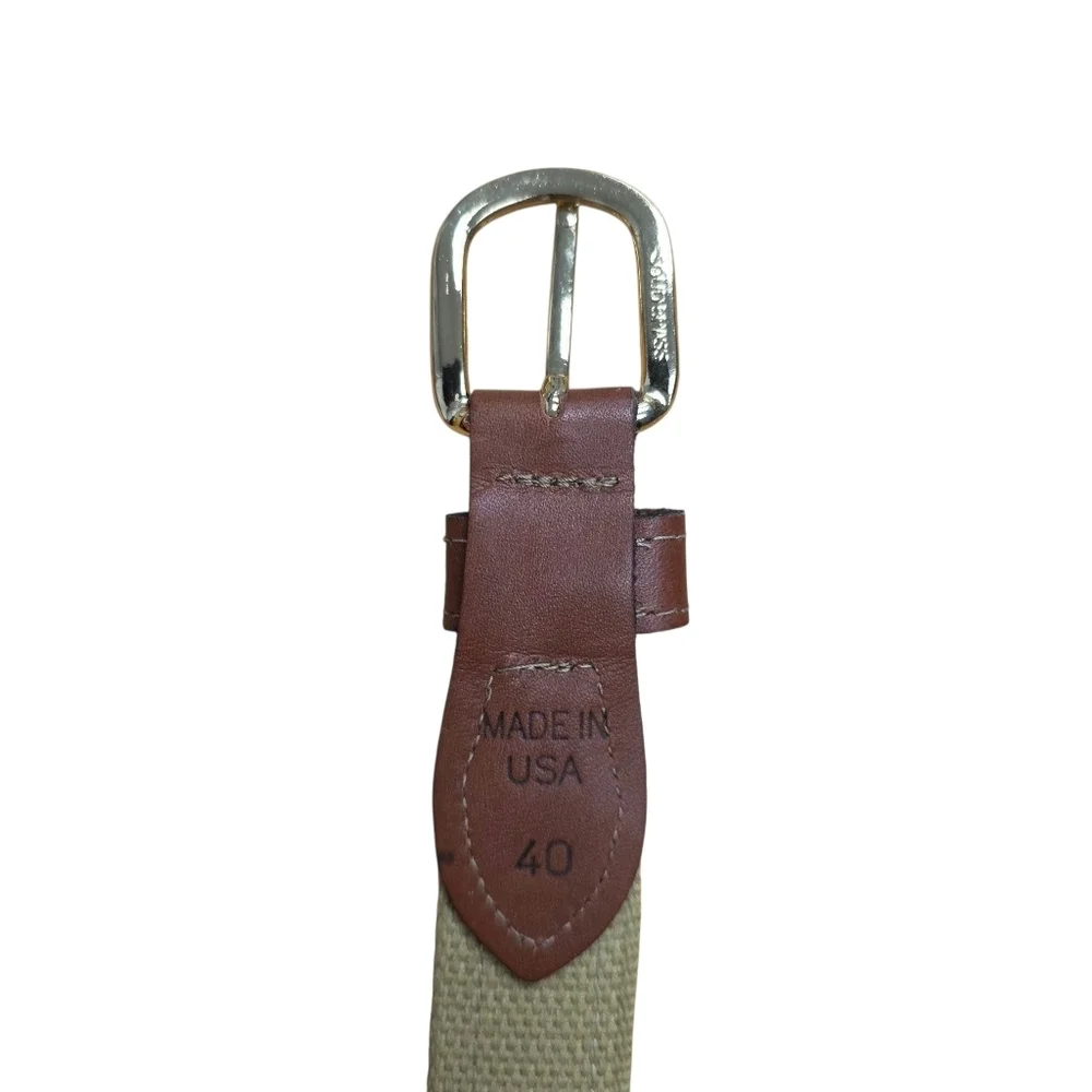 Palmetto Moon Mens Zep Pro Beer Cans Ribbon Belt USA Size 40